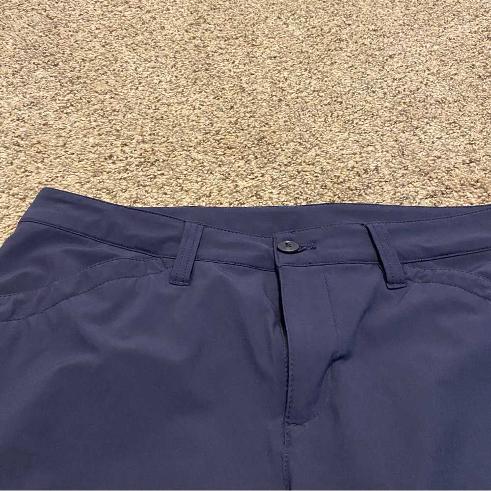 Eddie Bauer Navy Cropped Active Capris - Picture 4 of 11